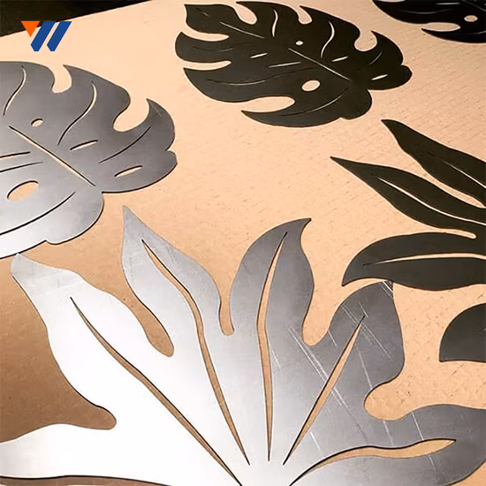 Оптовая торговля 3D металл художественная роспись скульптура из нержавеющей стали настенные украшения искусство